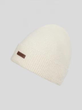 Fundango Truce Beanie női kötött sapka fehér színben 1