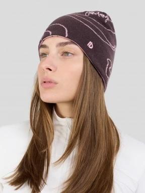 Fundango Ace Beanie kötött sapka rózsaszín színben 1