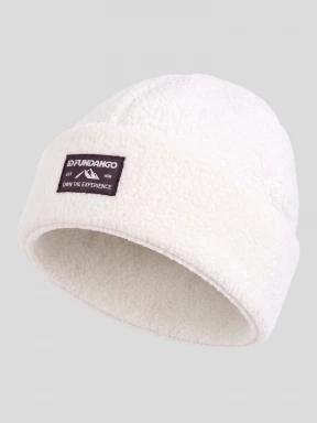 Fundango Zeo Fleece Beanie kötött sapka fehér színben 1