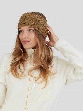 Fundango Cream Headband női fejpánt barna színben 3