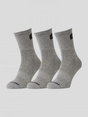 Fundango Sport 3 Pack Socks férfi zokni szürke színben 1
