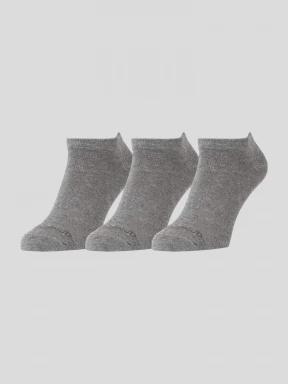 Fundango Nowshow 3 Pack Socks férfi bokazokni szürke színben 1