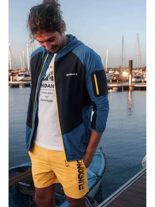 Fundango Bono Boardshort férfi fürdőnadrág sárga színben 8