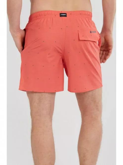 Fundango Bono Print Boardshort férfi fürdőnadrág rózsaszín színben 3