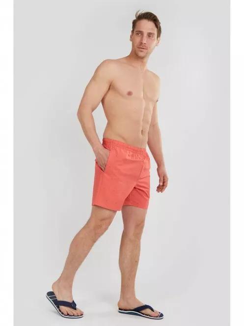 Fundango Bono Print Boardshort férfi fürdőnadrág rózsaszín színben 5