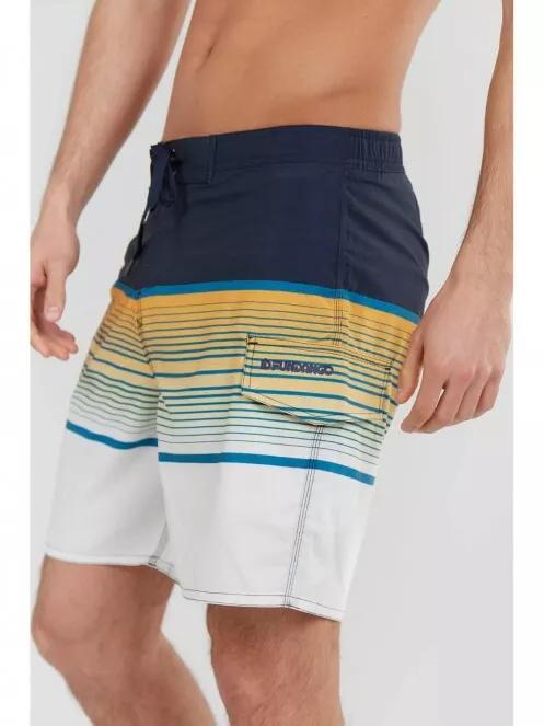Fundango Salimu Boardshort férfi beach short sárga színben 4
