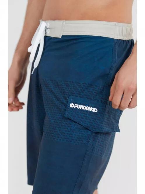 Fundango Navala Boardshort férfi beach short sötétkék színben 4