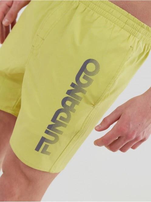 Fundango Bono Boardshort férfi fürdőnadrág sárga színben 5