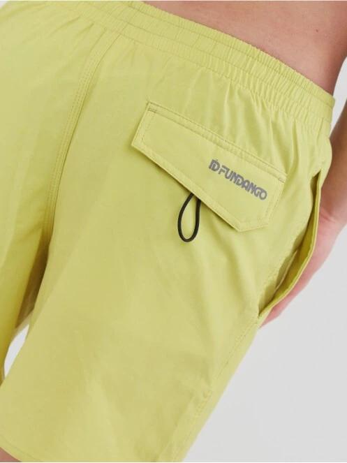 Fundango Bono Boardshort férfi fürdőnadrág sárga színben 6