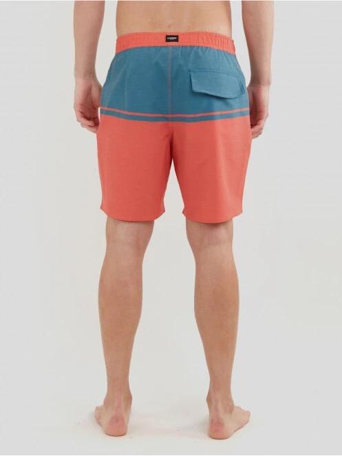 Fundango Morris Boardshort férfi beach short piros színben 3