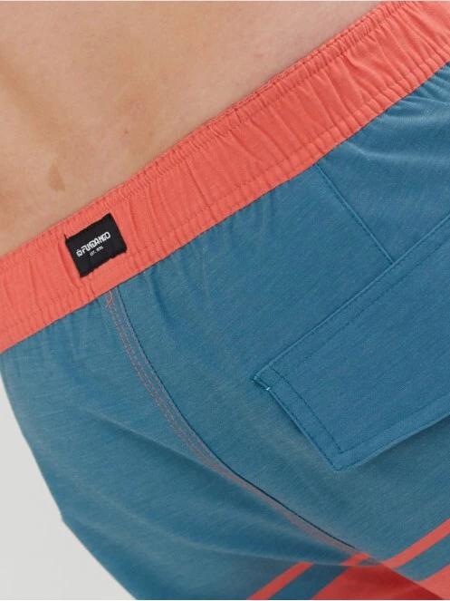 Fundango Morris Boardshort férfi beach short piros színben 6