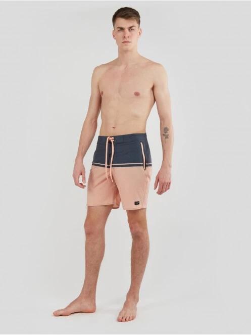 Fundango Morris Boardshort férfi beach short rózsaszín színben 4