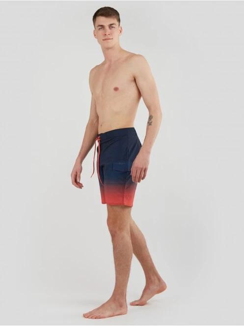 Fundango Salimu Boardshort férfi beach short kék színben 4