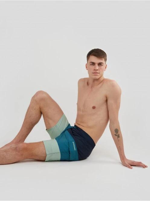 Fundango Salimu Boardshort férfi beach short sötétkék színben 5