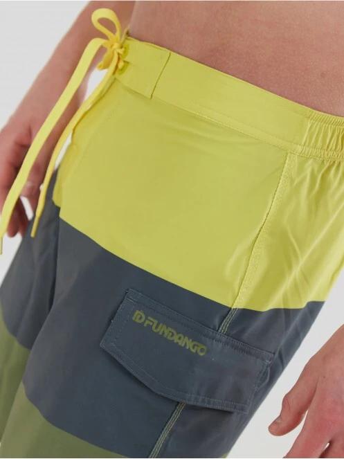 Fundango Salimu Boardshort férfi beach short zöld színben 5