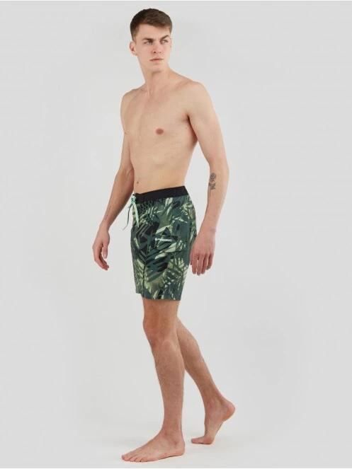 Fundango Salimu Boardshort férfi beach short zöld színben 4