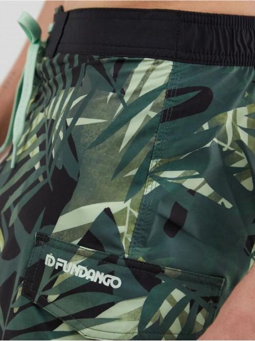 Fundango Salimu Boardshort férfi beach short zöld színben 6