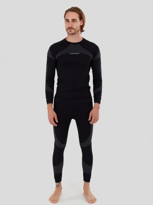 Fundango Seamless Baselayer Set férfi aláöltöző szett fekete színben 2