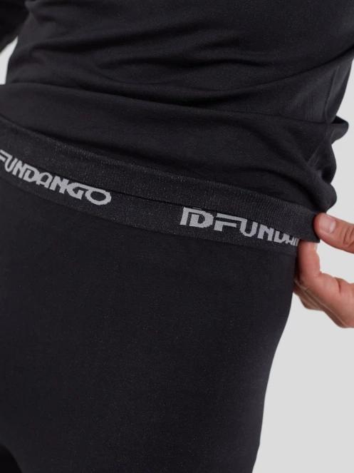 Fundango Seamless Baselayer Set férfi aláöltöző szett fekete színben 5