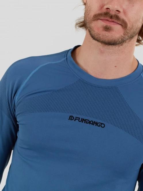 Fundango Seamless Baselayer Set férfi aláöltöző szett sötétkék színben 4