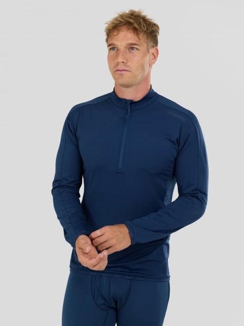 Fundango Novak Baselayer Top férfi aláöltöző felső sötétkék színben 2