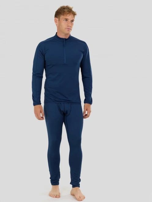 Fundango Novak Baselayer Top férfi aláöltöző felső sötétkék színben 4
