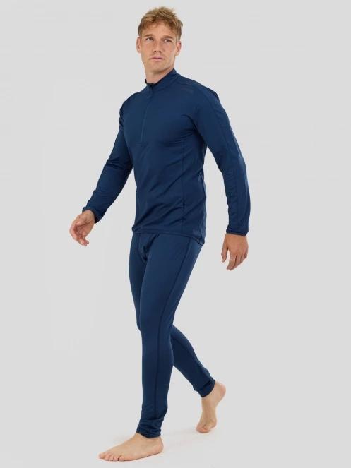 Fundango Novak Baselayer Top férfi aláöltöző felső sötétkék színben 5