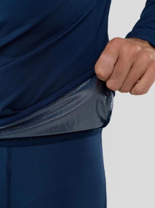 Fundango Novak Baselayer Top férfi aláöltöző felső sötétkék színben 8