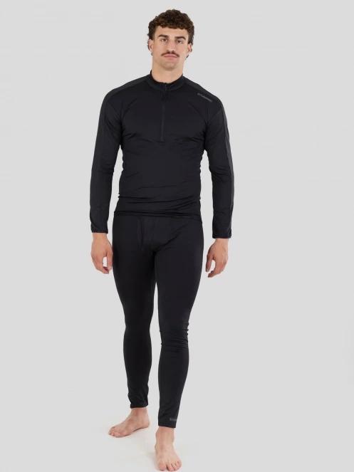 Fundango Novak Baselayer Top férfi aláöltöző felső fekete színben 4