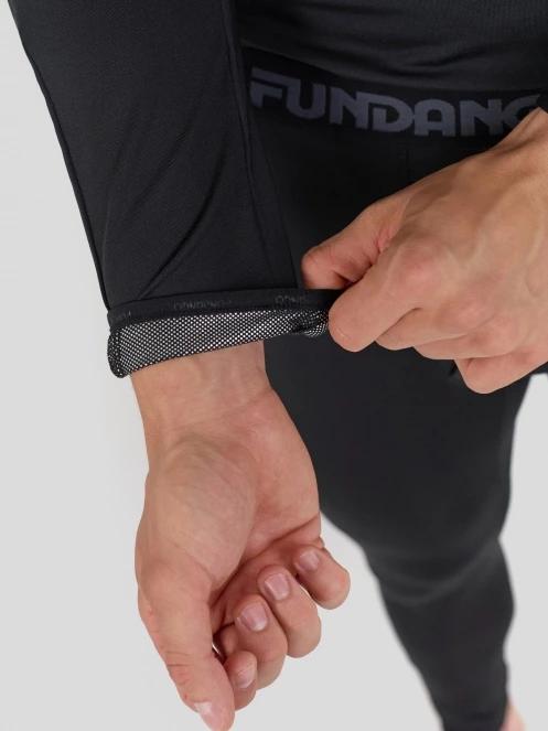 Fundango Novak Baselayer Top férfi aláöltöző felső fekete színben 7