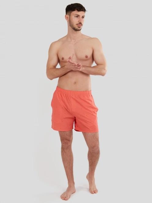 Fundango Bono Print Boardshort férfi boardshort piros színben 4