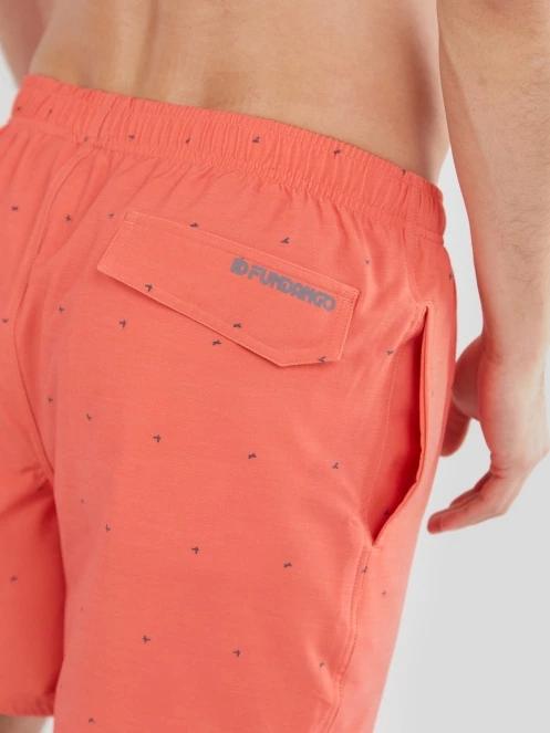 Fundango Bono Print Boardshort férfi boardshort piros színben 6