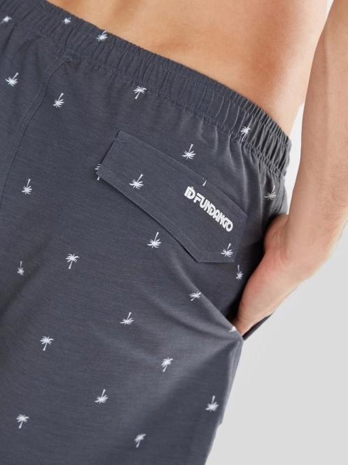 Fundango Bono Print Boardshort férfi boardshort sötétkék színben 6