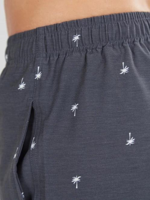 Fundango Bono Print Boardshort férfi boardshort sötétkék színben 7