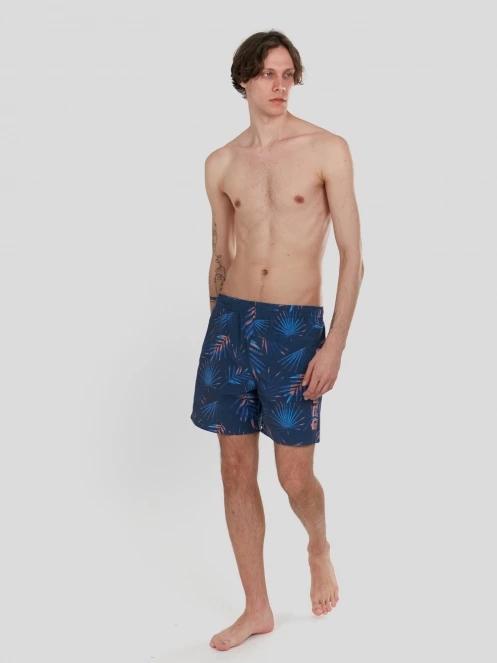 Fundango Bono Print Boardshorts férfi boardshort kék színben 4
