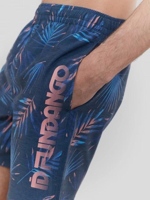 Fundango Bono Print Boardshorts férfi boardshort kék színben 5