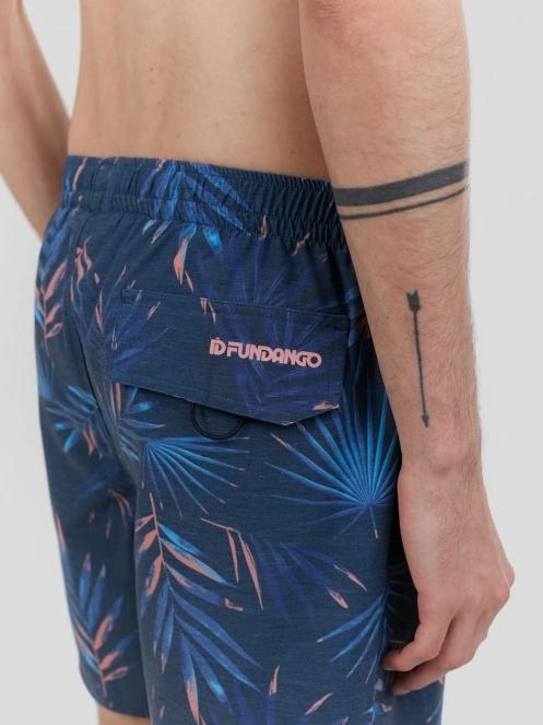 Fundango Bono Print Boardshorts férfi boardshort kék színben 6