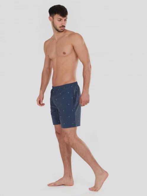 Fundango Bono Print Boardshorts férfi boardshort sötétkék színben 4
