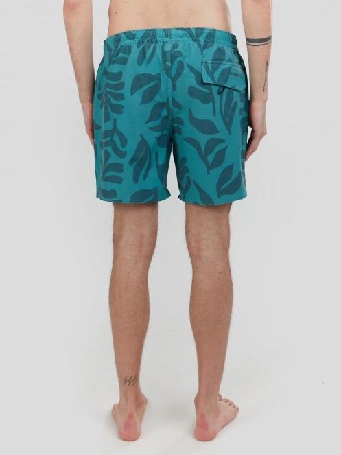 Fundango Bono Print Boardshorts férfi boardshort zöld színben 3