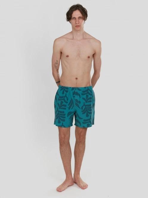 Fundango Bono Print Boardshorts férfi boardshort zöld színben 4
