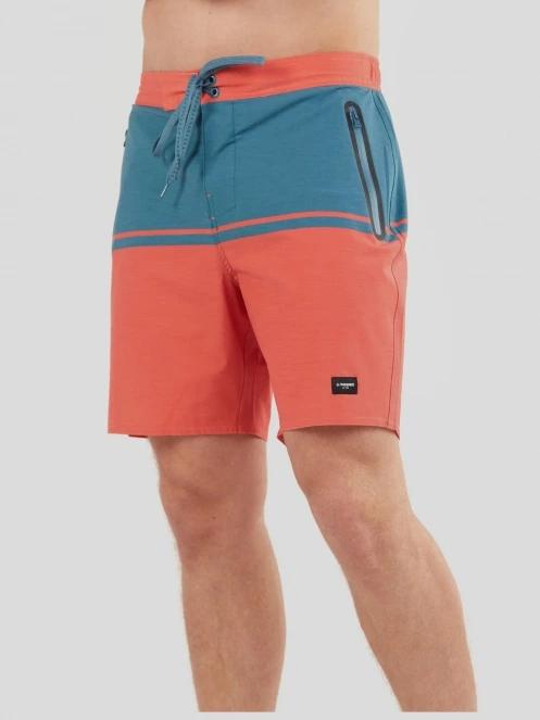 Fundango Morris Boardshort férfi boardshort piros színben 2