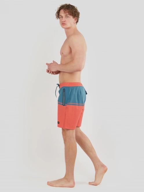 Fundango Morris Boardshort férfi boardshort piros színben 4