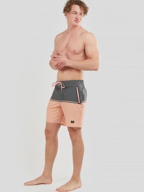 Fundango Morris Boardshort férfi boardshort rózsaszín színben 4