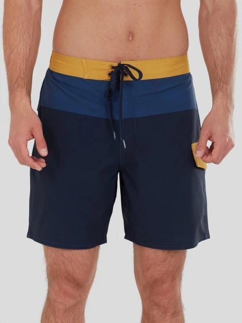 Fundango Salimu Boardshorts férfi boardshort sötétkék színben 2