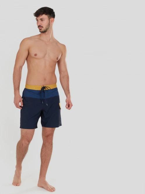 Fundango Salimu Boardshorts férfi boardshort sötétkék színben 4