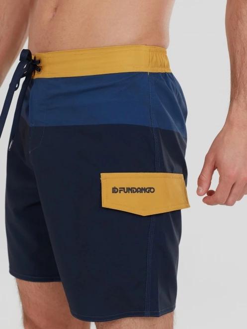 Fundango Salimu Boardshorts férfi boardshort sötétkék színben 6
