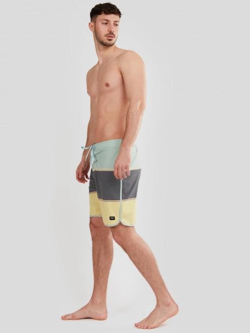 Fundango Neal Boardshort férfi boardshort sárga színben 4
