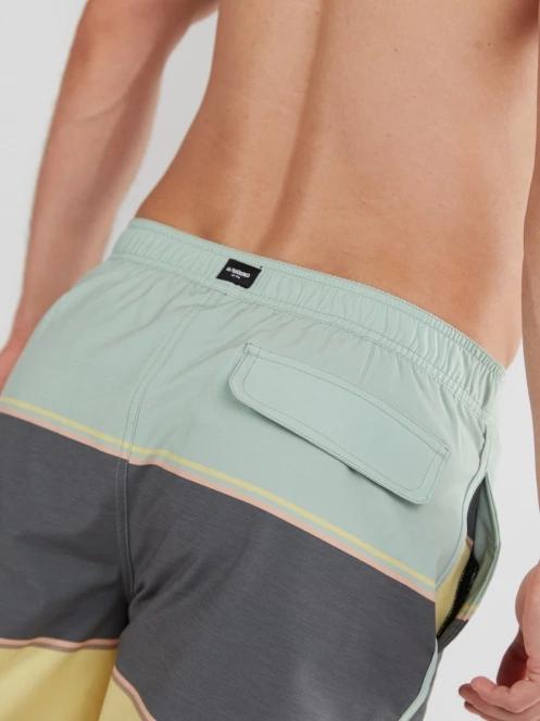 Fundango Neal Boardshort férfi boardshort sárga színben 6