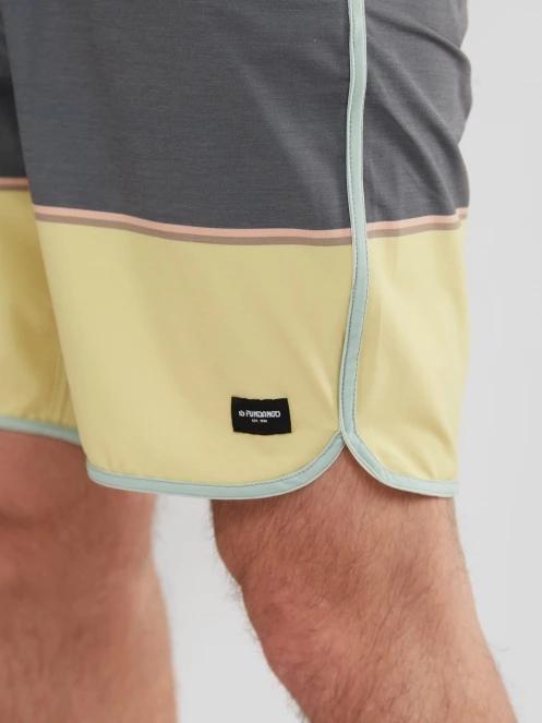Fundango Neal Boardshort férfi boardshort sárga színben 7