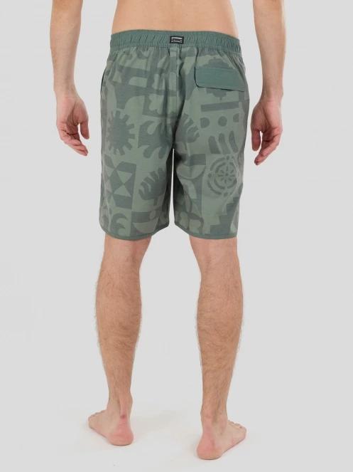 Fundango Neal Boardshorts férfi boardshort zöld színben 3